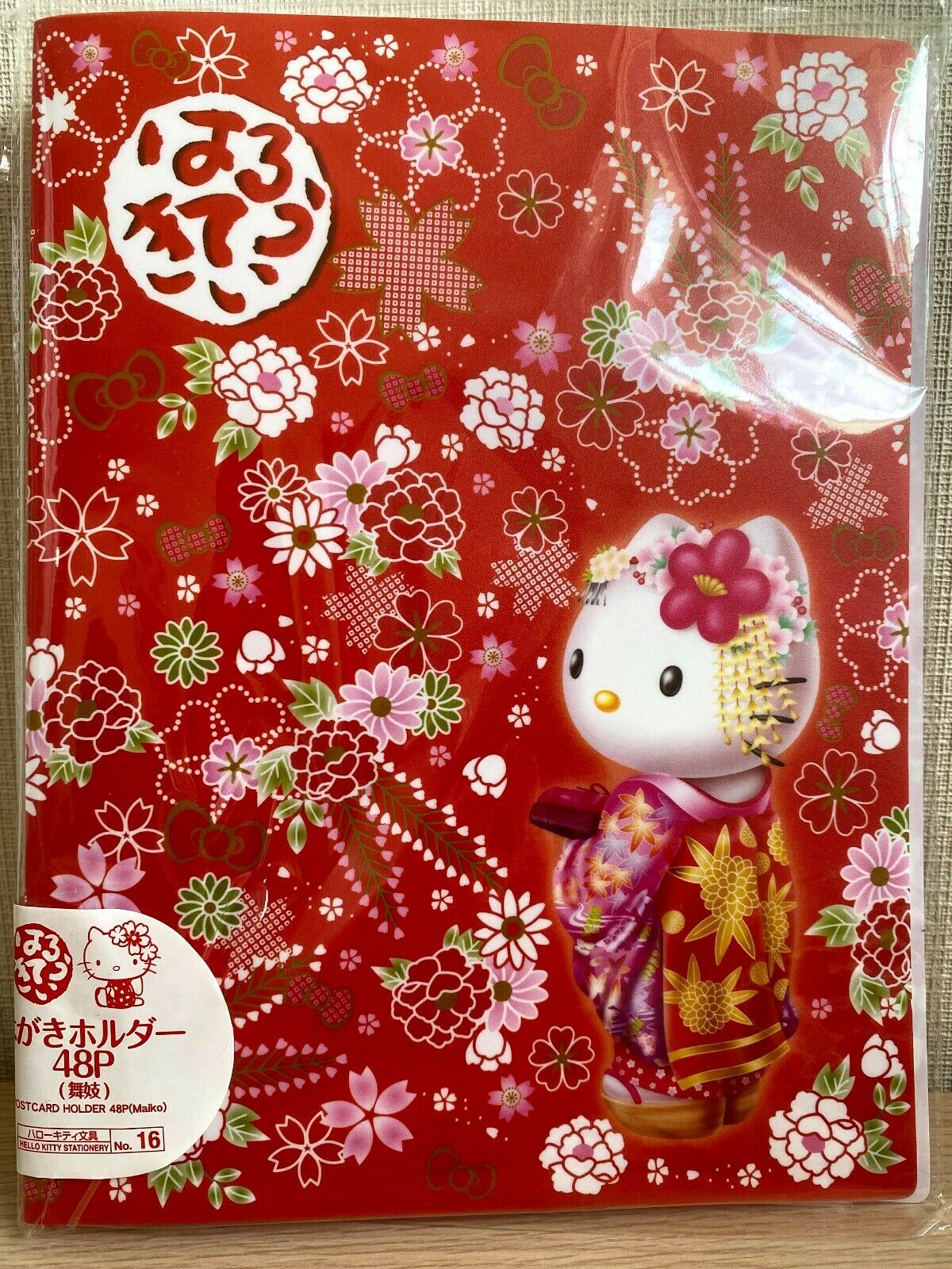 Hello Kitty Sanrio Kawaii Postcard Holder Case from Daiso Japan NEW