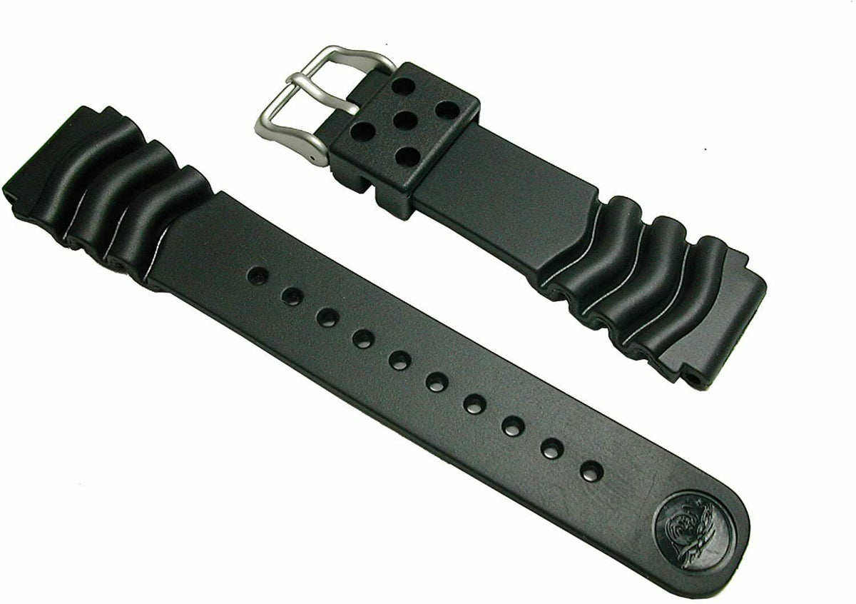 SEIKO Japan Urethane Wristwatch Rubber Band DAL0BP Black 0.9 inches (22 mm)
