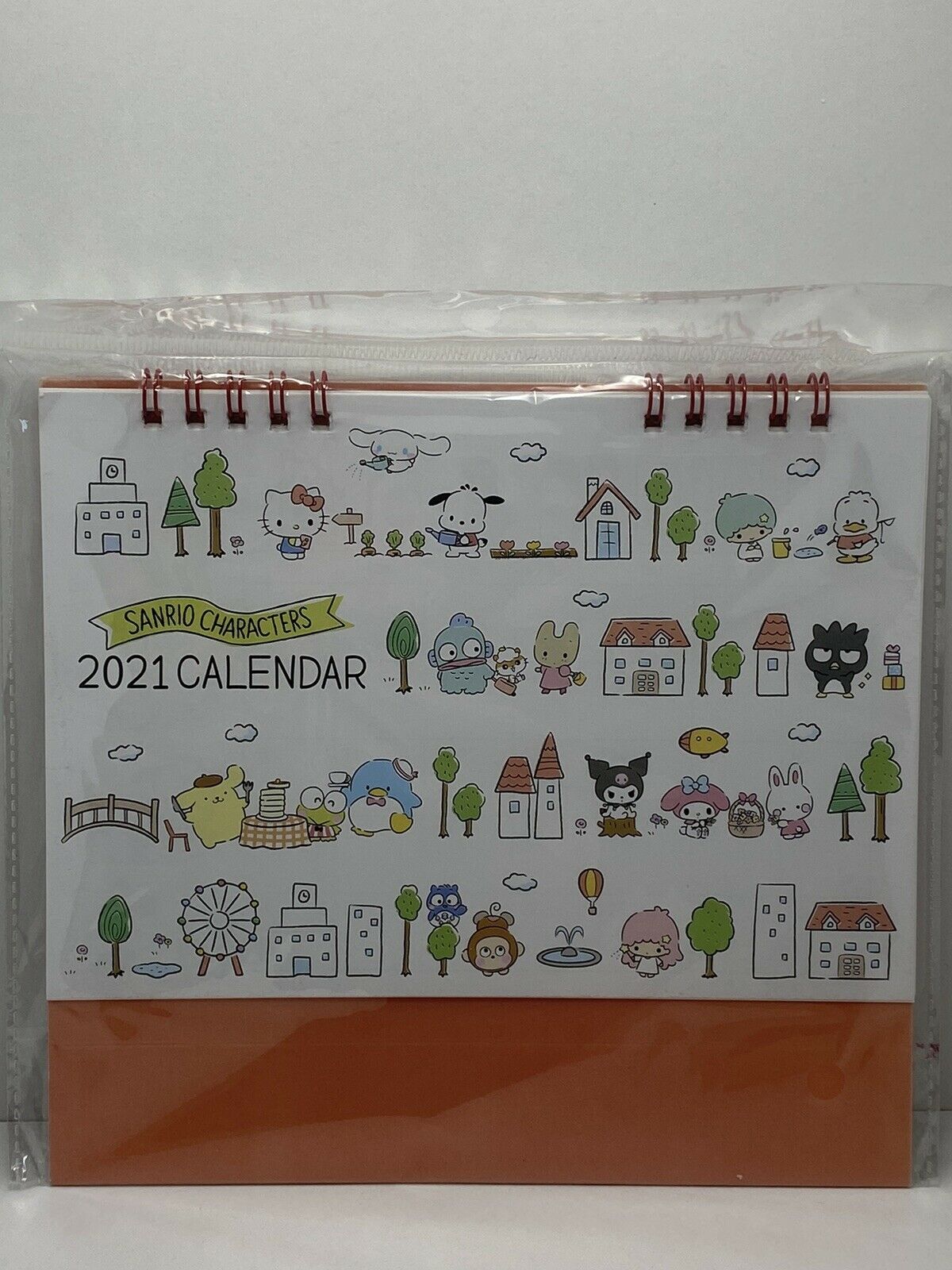 Sanrio Characters Kawaii Monthly Desk Calendar 2021 from Japan NEW