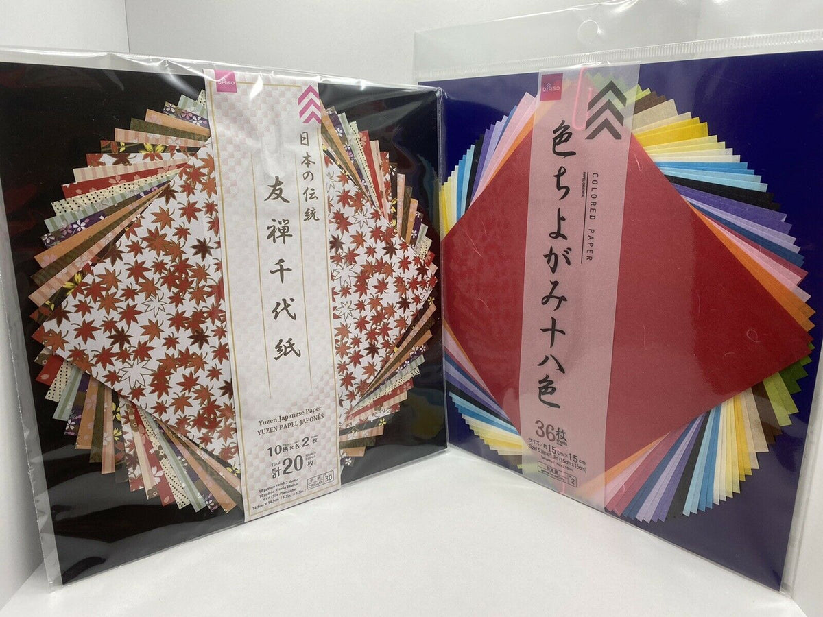 Japan Traditional Paper ORIGAMI CHIYOGAMI Sheet 2 sets