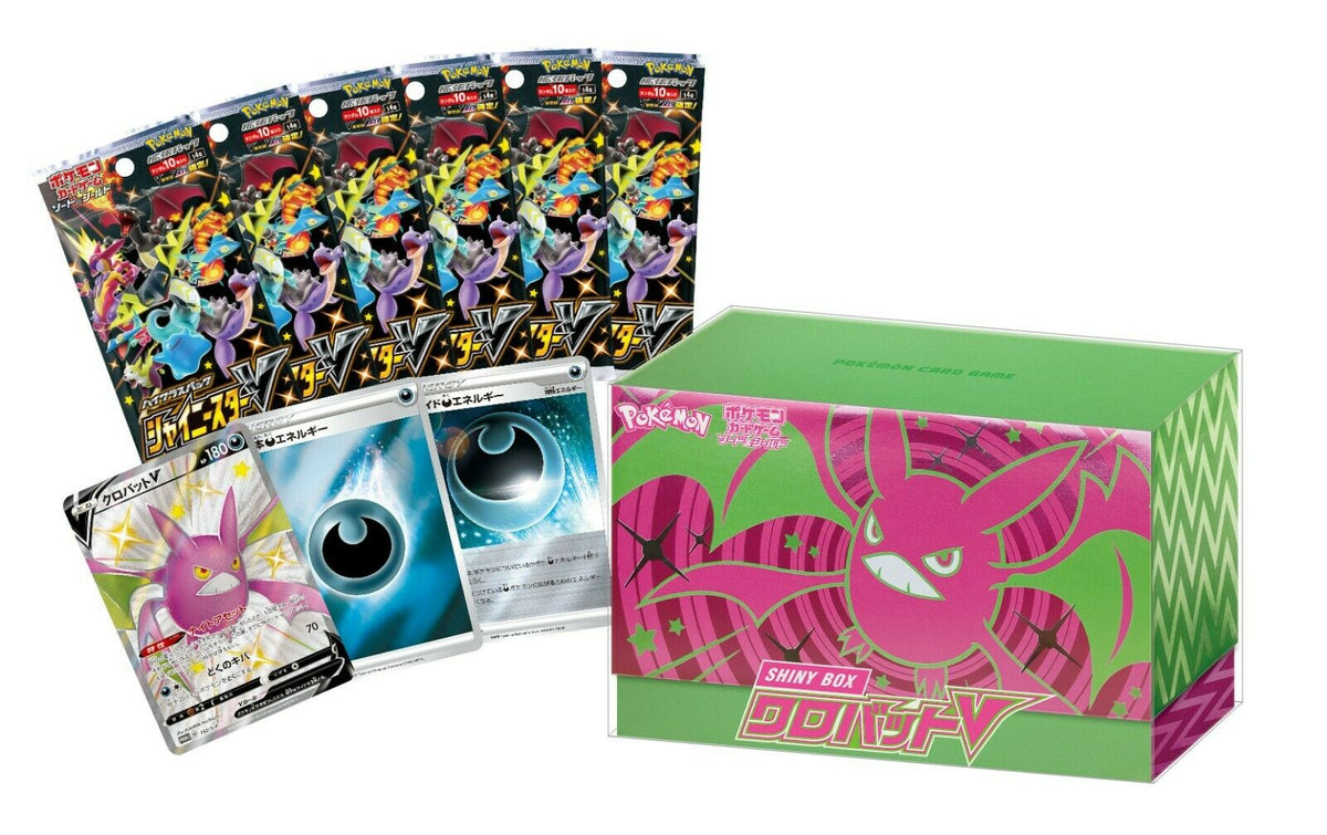 Pokemon Card Game Sword & Shield Shiny Box Crobat V from Japan