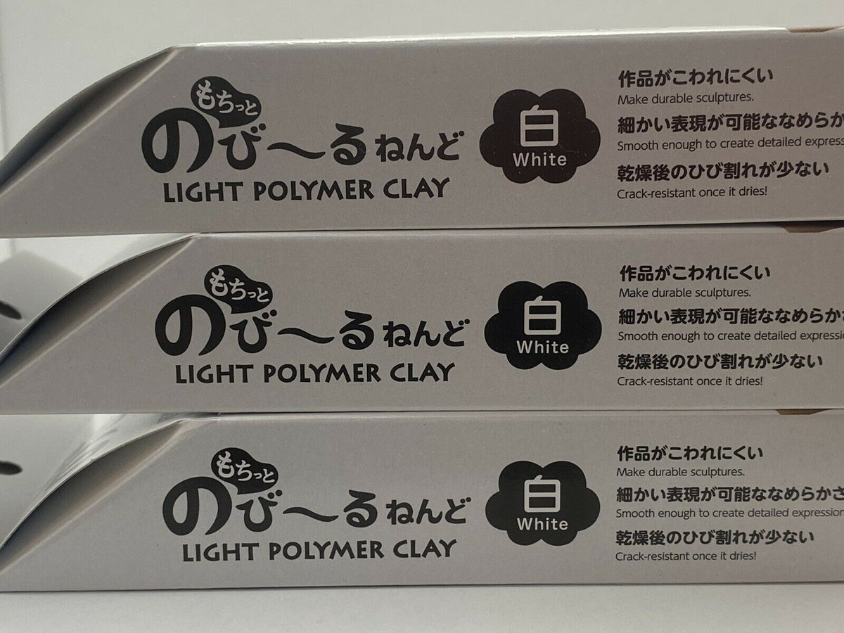 DAISO JAPAN NEW Light Polymer Clay ×3 set (Soft Nendo)