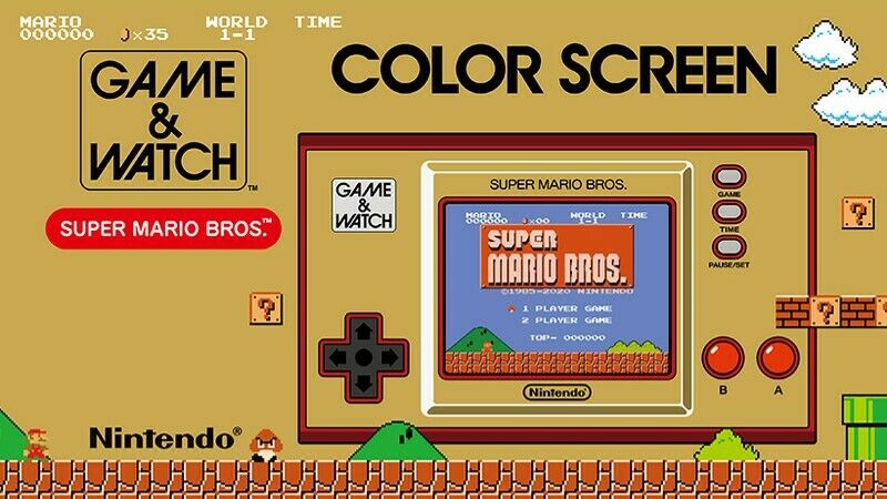NEW Nintendo Super Mario Bros Game & Watch 35th Anniversary from Japan