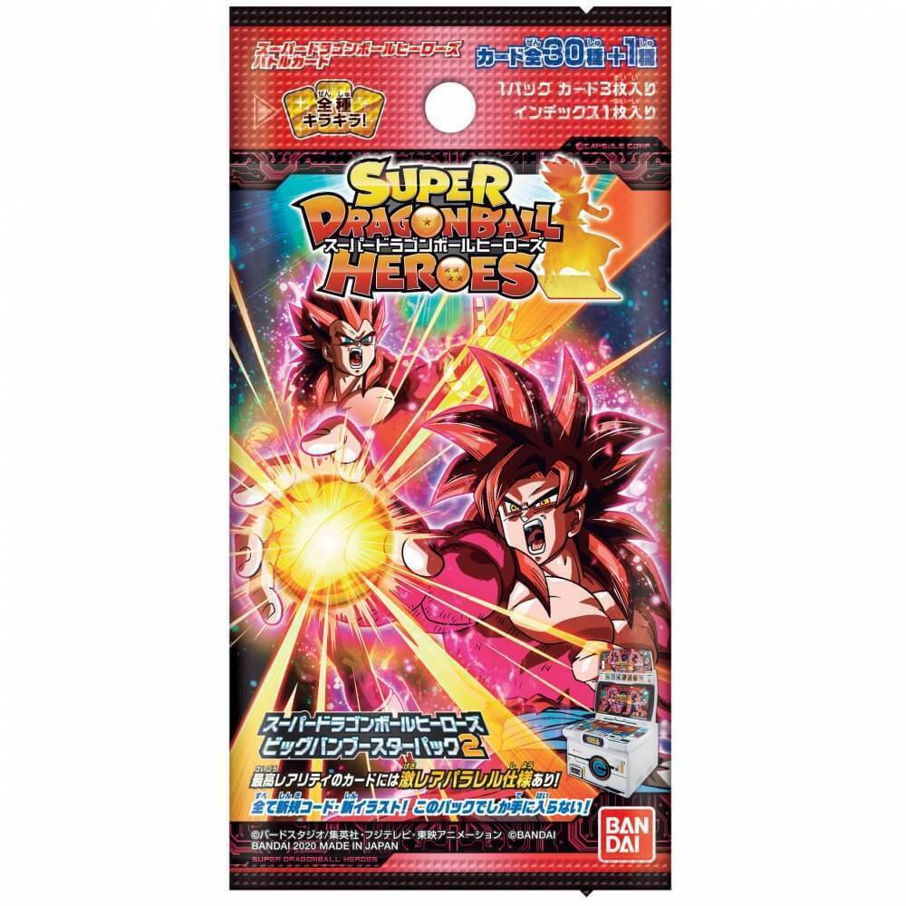 Super Dragon Ball Heroes Card Big Bang Booster Pack BOX vol.2 from JAPAN